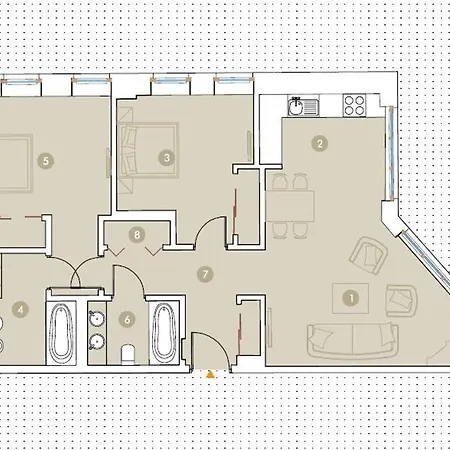 Golden Market Square - 3rooms, 90m2 Of Comfort & Quiet - As R502 弗罗茨瓦夫